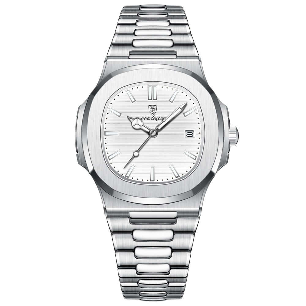 Relógio Masculino Poedagar Nautilus 40 mm | Caixa + Ajustador de Pulseira